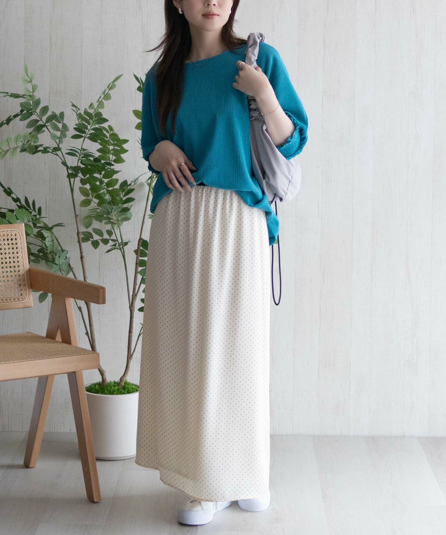 Howdy Marie 袖ゴムシャーリングプルオーバー レディース ネコポス 対応商品