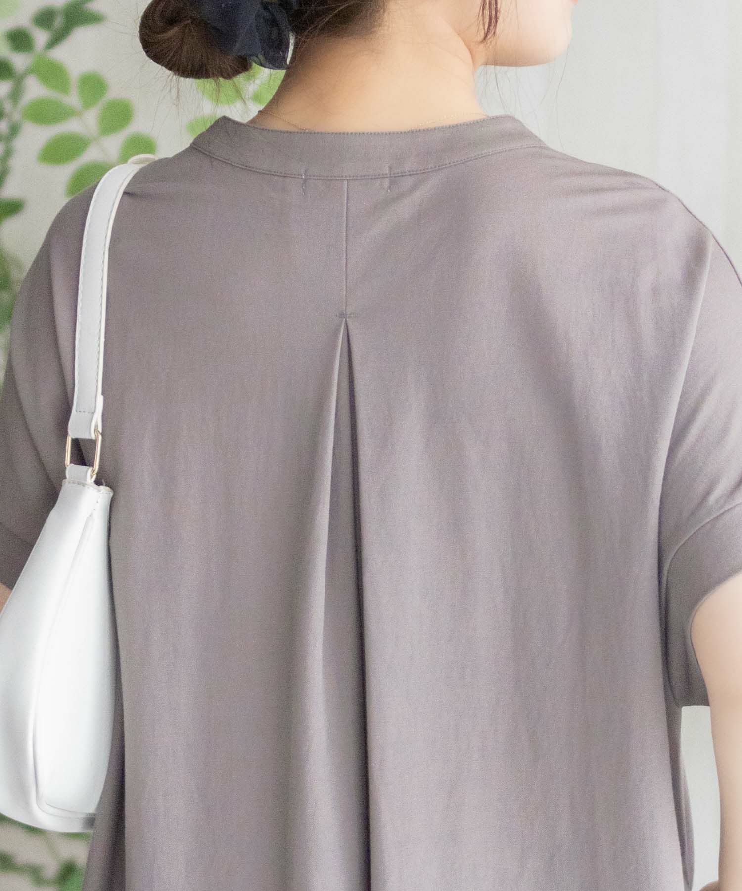 nAvy SARARI スキッパーロングワンピース レディース