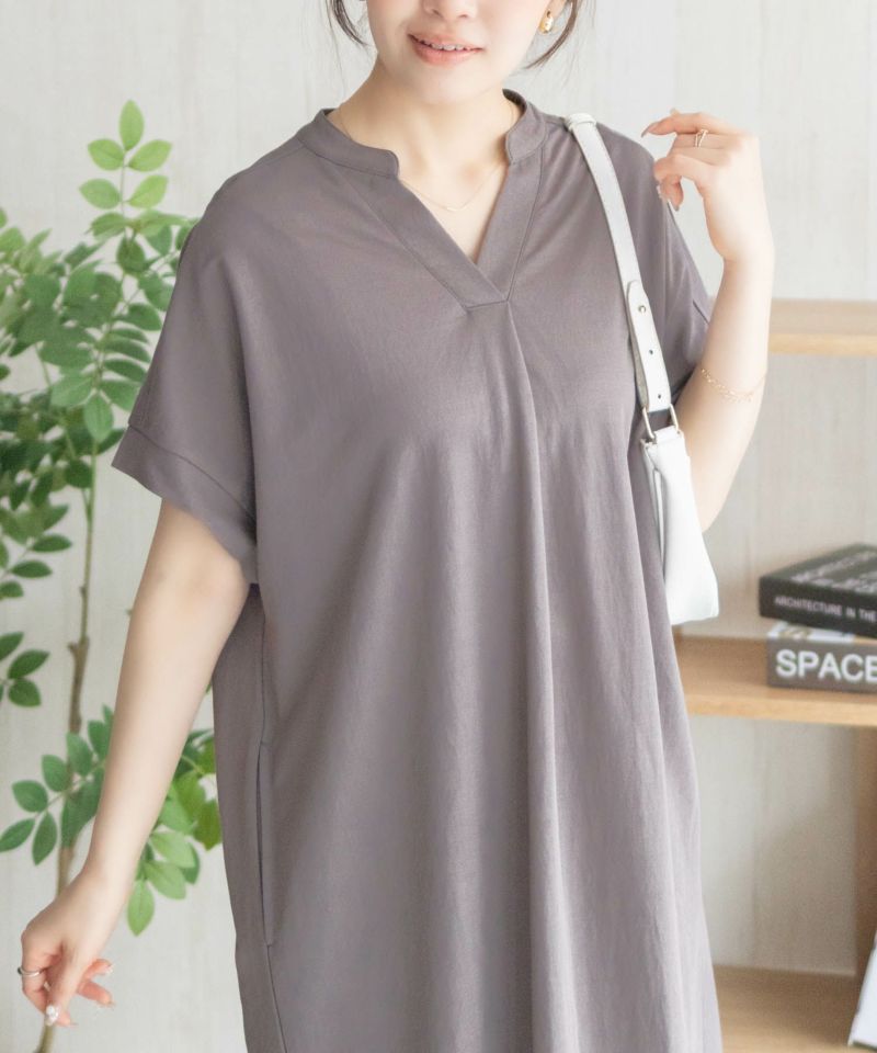 nAvy SARARI スキッパーロングワンピース レディース商品画像-18