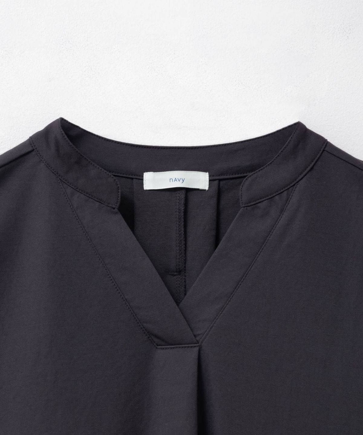 nAvy SARARI スキッパーロングワンピース レディース