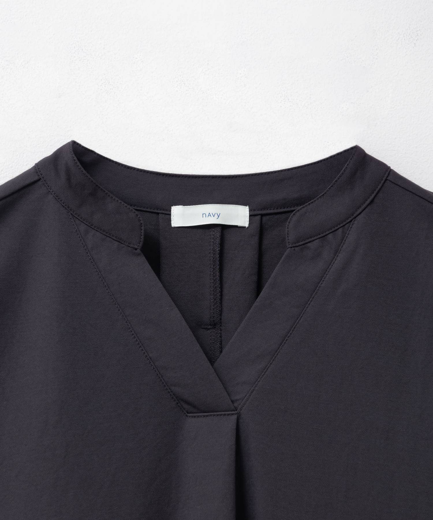 nAvy SARARI スキッパーロングワンピース レディース