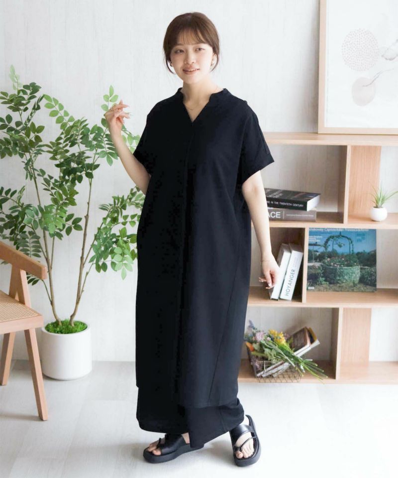 nAvy SARARI スキッパーロングワンピース レディース商品画像-33