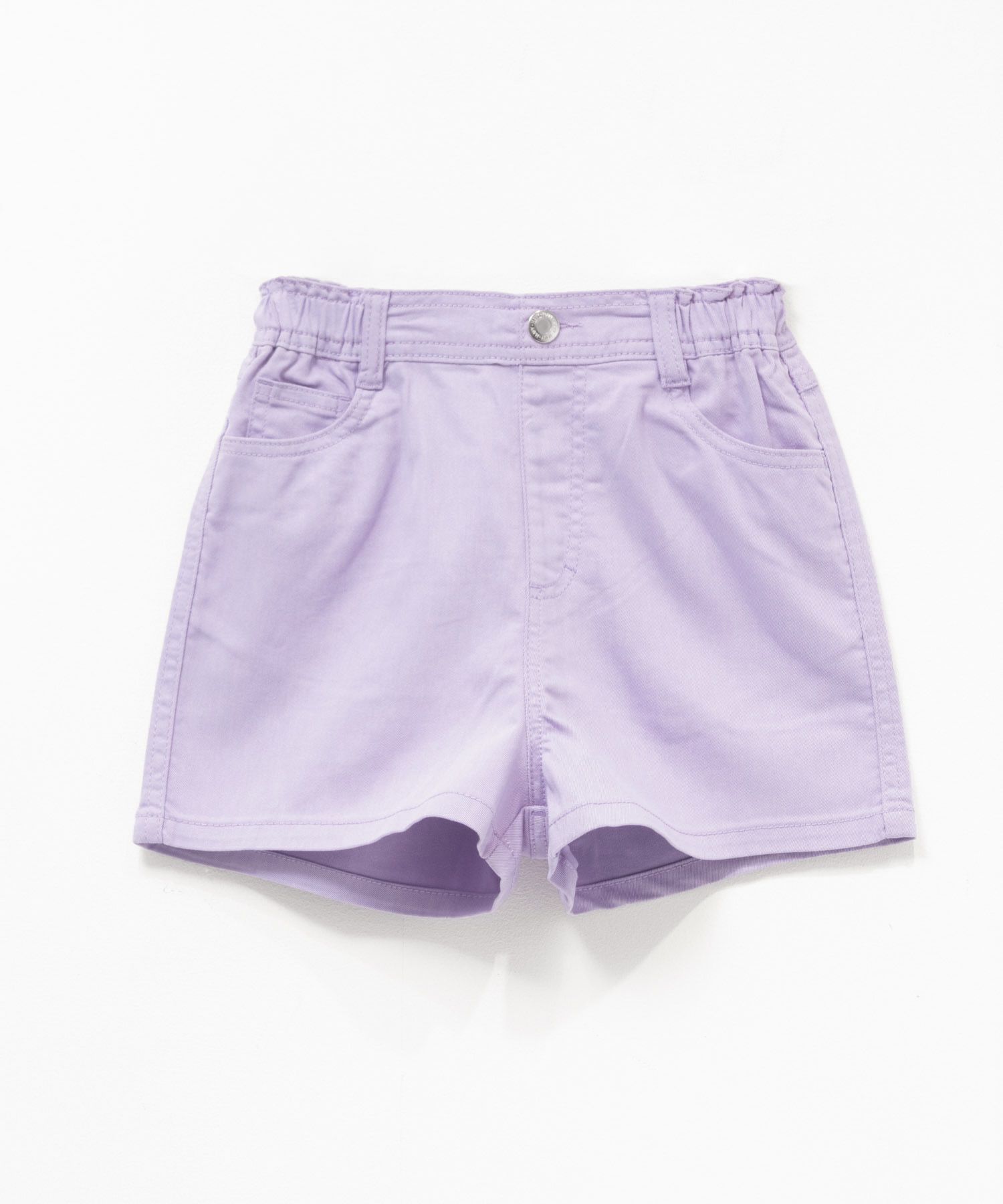 NAVY のびるモン ツイルハイウエストショートパンツ キッズ
