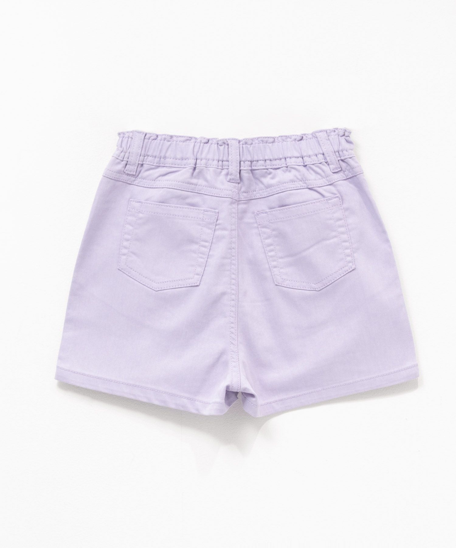 NAVY  のびるモン ツイルハイウエストショートパンツ キッズ商品画像-8