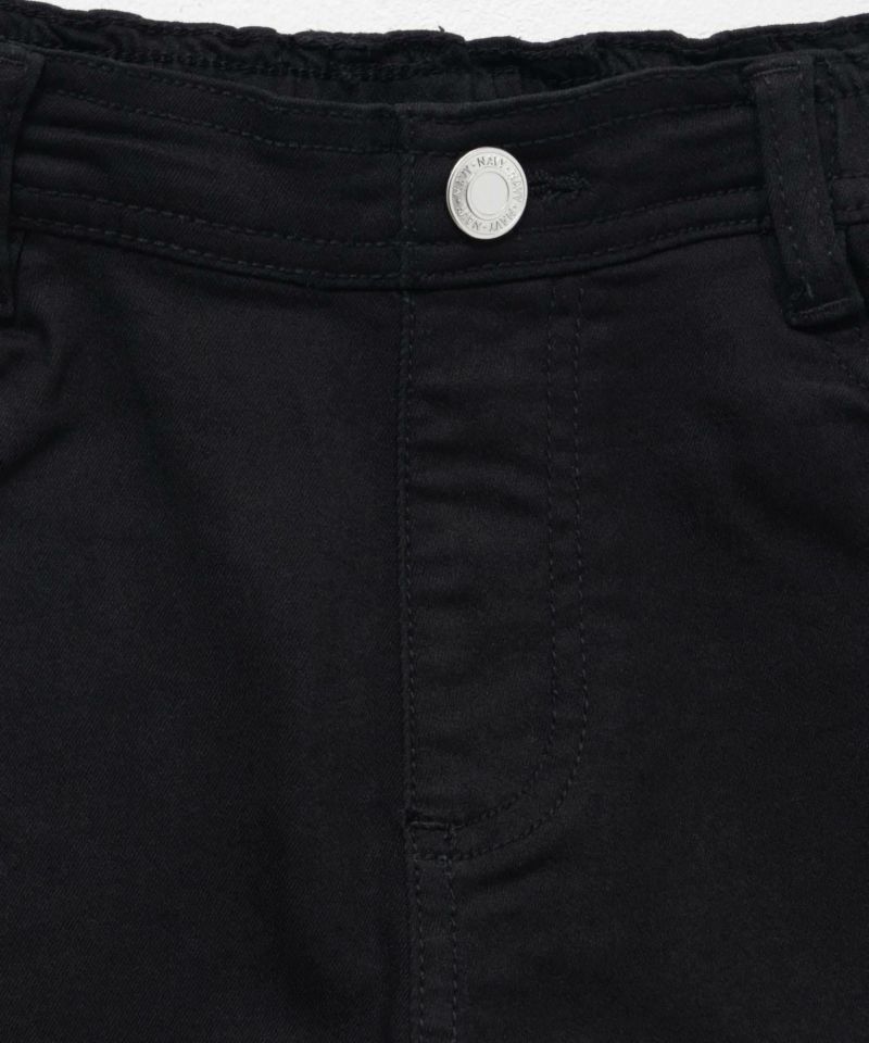 NAVY  のびるモン ツイルハイウエストショートパンツ キッズ商品画像-10