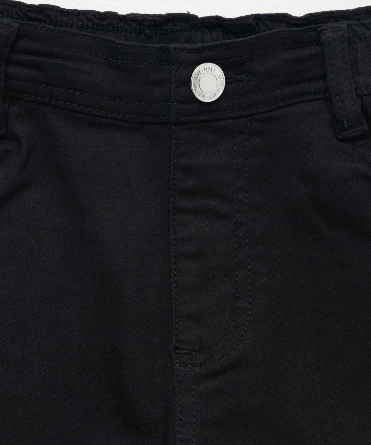 NAVY  のびるモン ツイルハイウエストショートパンツ キッズ商品画像-10