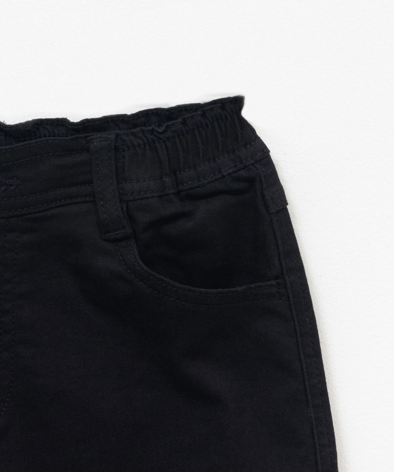 NAVY  のびるモン ツイルハイウエストショートパンツ キッズ商品画像-12