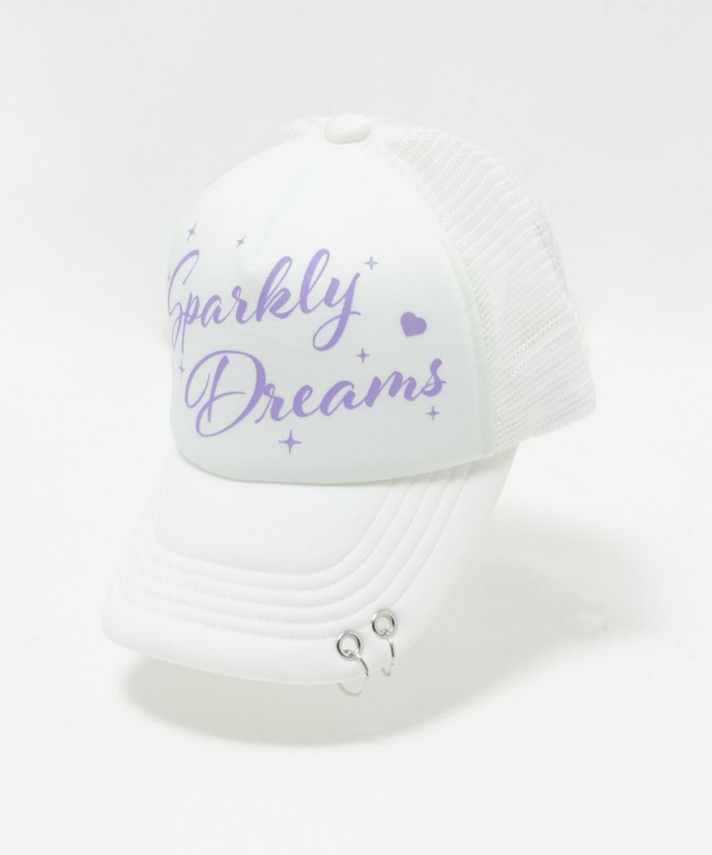 RICH MIX  チャーム付きラメプリントメッシュキャップ キッズ商品画像-2