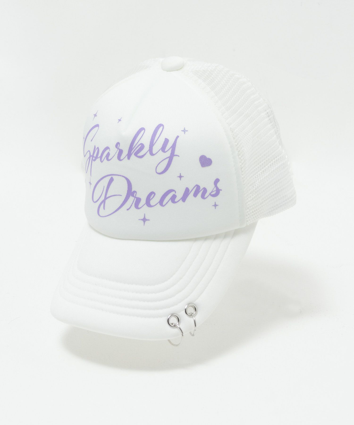 RICH MIX  チャーム付きラメプリントメッシュキャップ キッズ商品画像-2