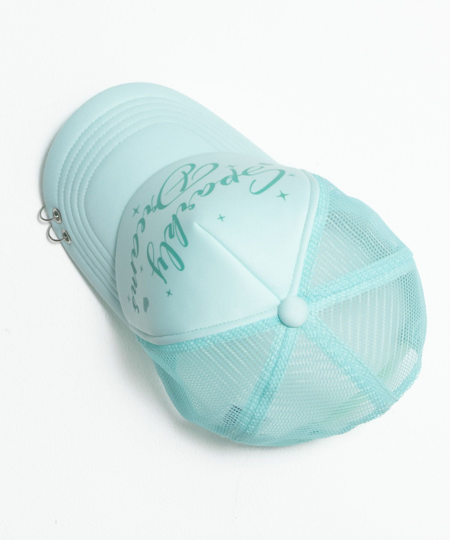 RICH MIX  チャーム付きラメプリントメッシュキャップ キッズ商品画像-4