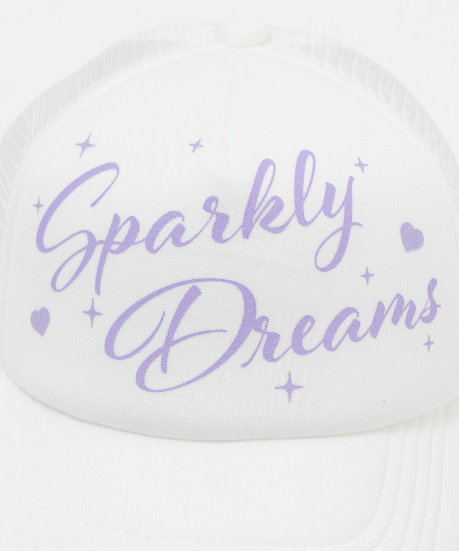 [期間限定価格]RICH MIX チャーム付きラメプリントメッシュキャップ キッズ