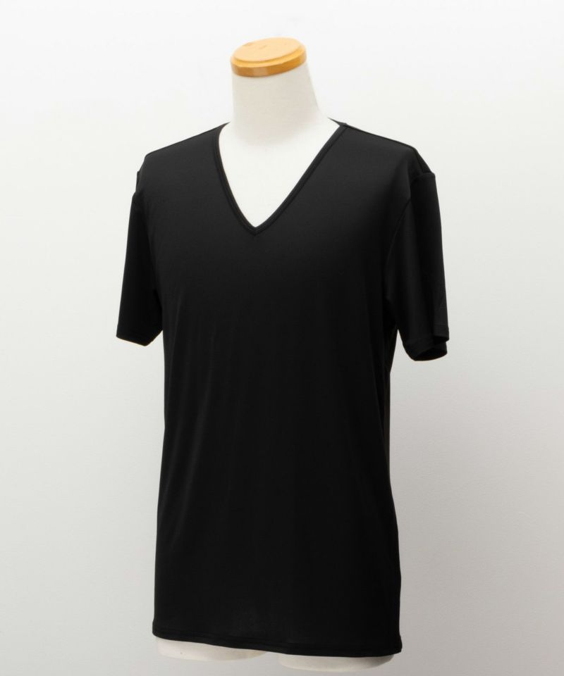 NAVY SARARI Vネック半袖インナー メンズ