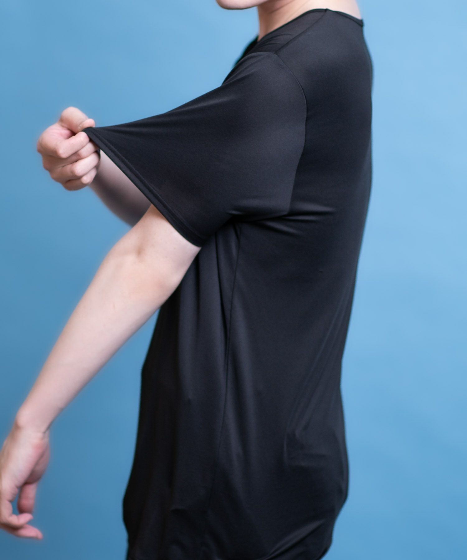 NAVY SARARI Vネック半袖インナー メンズ ネコポス 対応商品