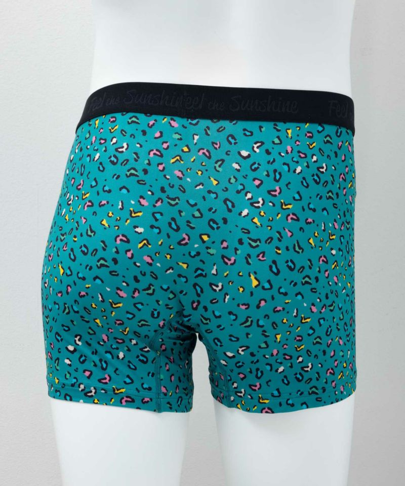 NAVY メッシュボクサーパンツ ヒョウ柄 メンズ
