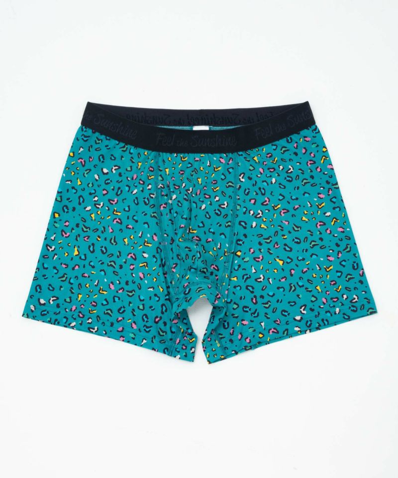 NAVY  メッシュボクサーパンツ ヒョウ柄 メンズ メール便 対応商品商品画像-4