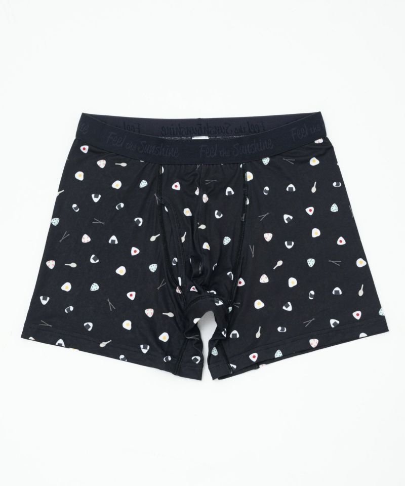 NAVY  メッシュボクサーパンツ オニギリ柄 メンズ メール便 対応商品商品画像-4