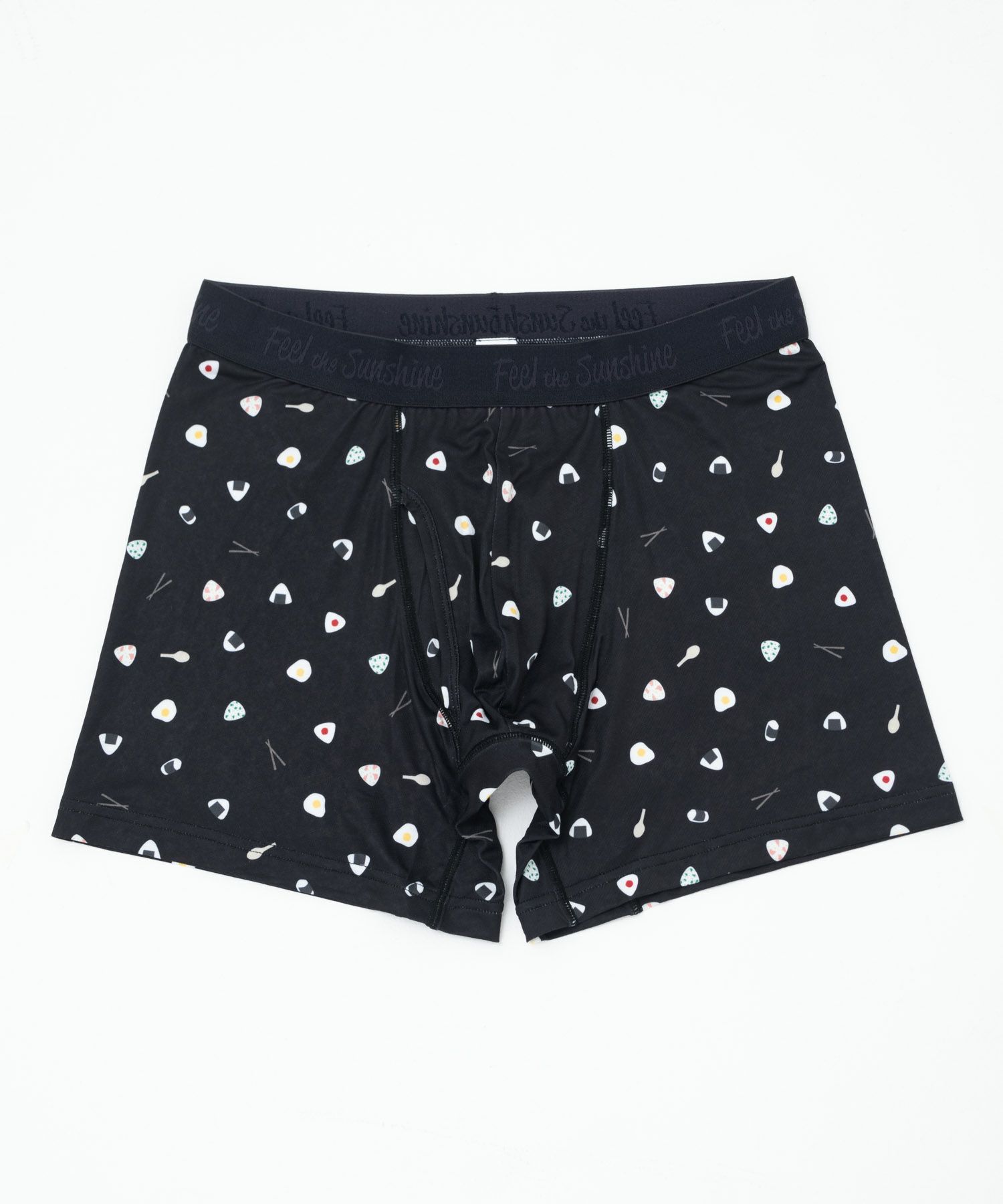 NAVY  メッシュボクサーパンツ オニギリ柄 メンズ メール便 対応商品商品画像-4