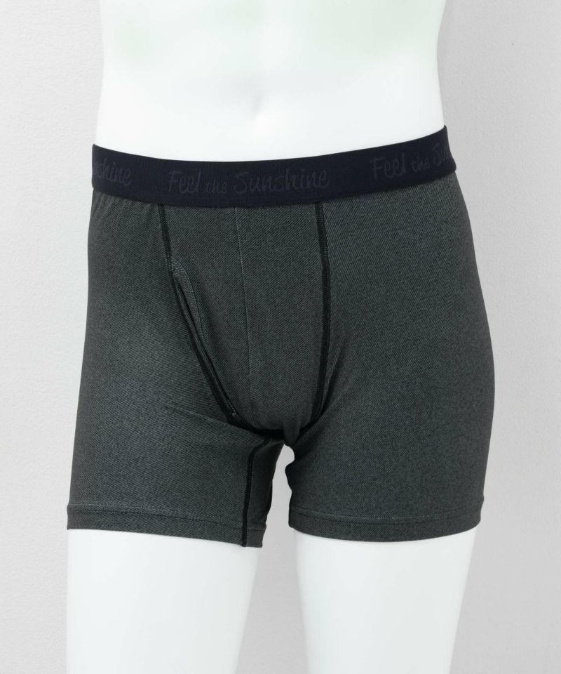 NAVY  メッシュボクサーパンツ デニム柄 メンズ メール便 対応商品商品画像-1