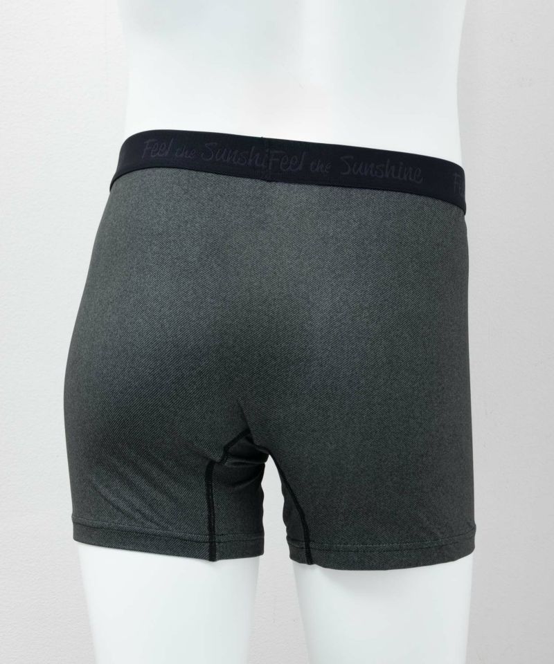 NAVY  メッシュボクサーパンツ デニム柄 メンズ メール便 対応商品商品画像-3