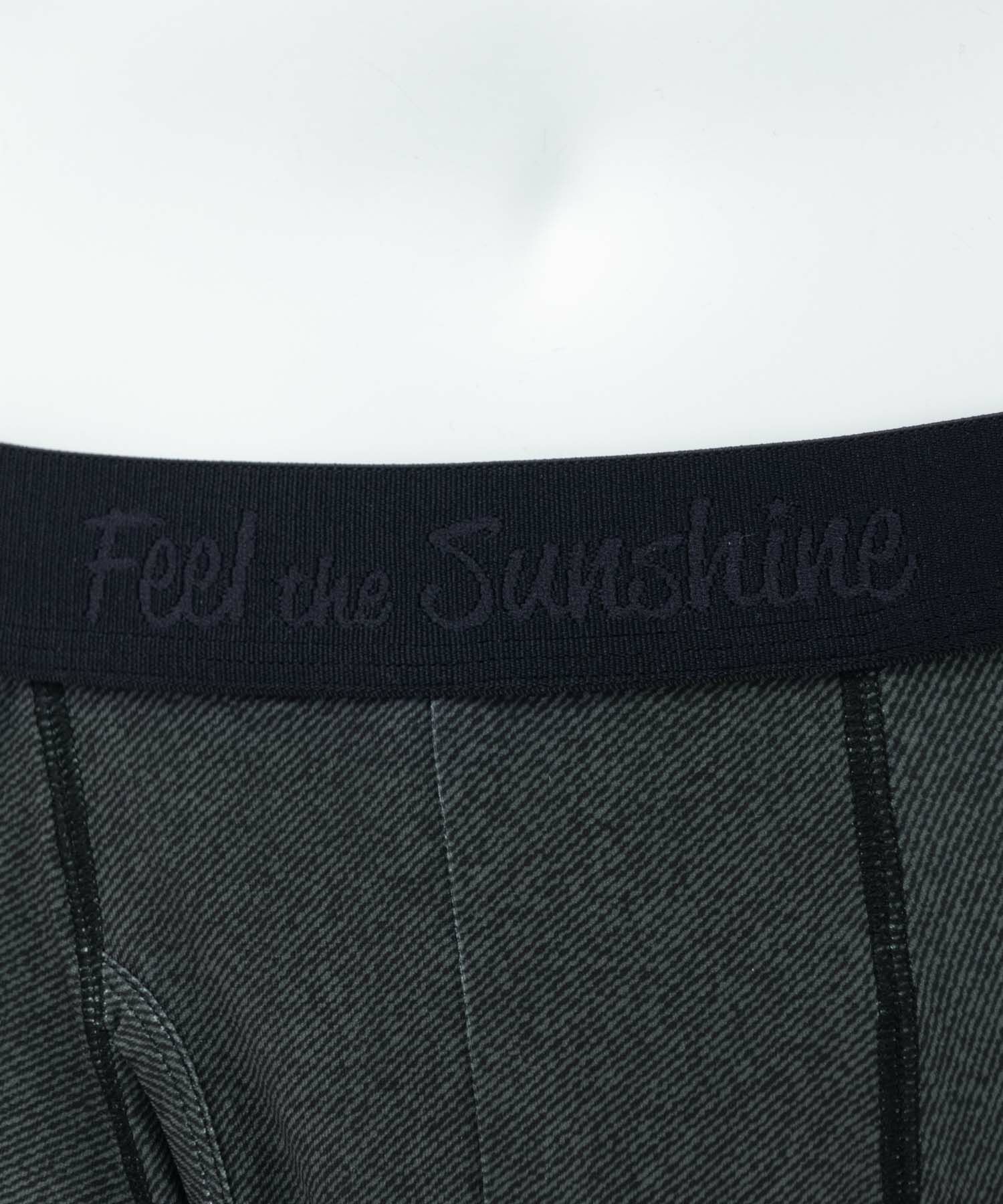 NAVY  メッシュボクサーパンツ デニム柄 メンズ メール便 対応商品商品画像-6