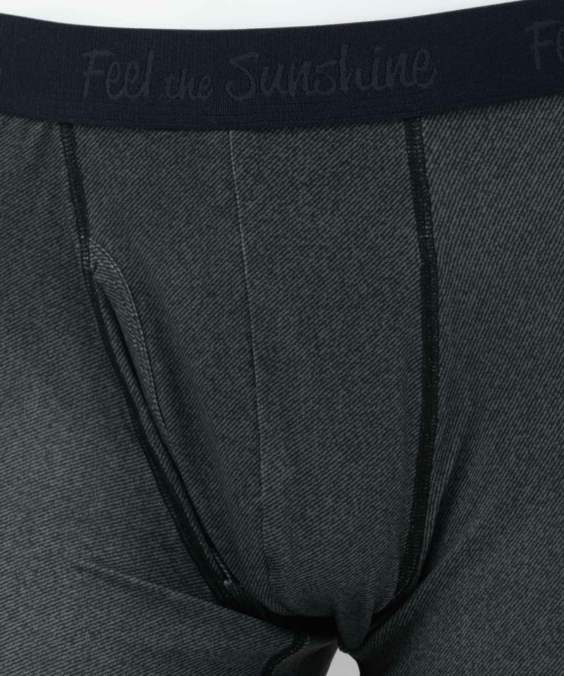 NAVY  メッシュボクサーパンツ デニム柄 メンズ メール便 対応商品商品画像-7