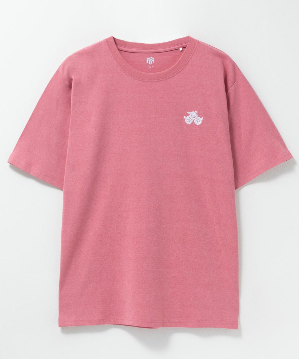 T-GRAPHICS アニマル刺繍半袖Tシャツ メンズ ネコポス 対応商品