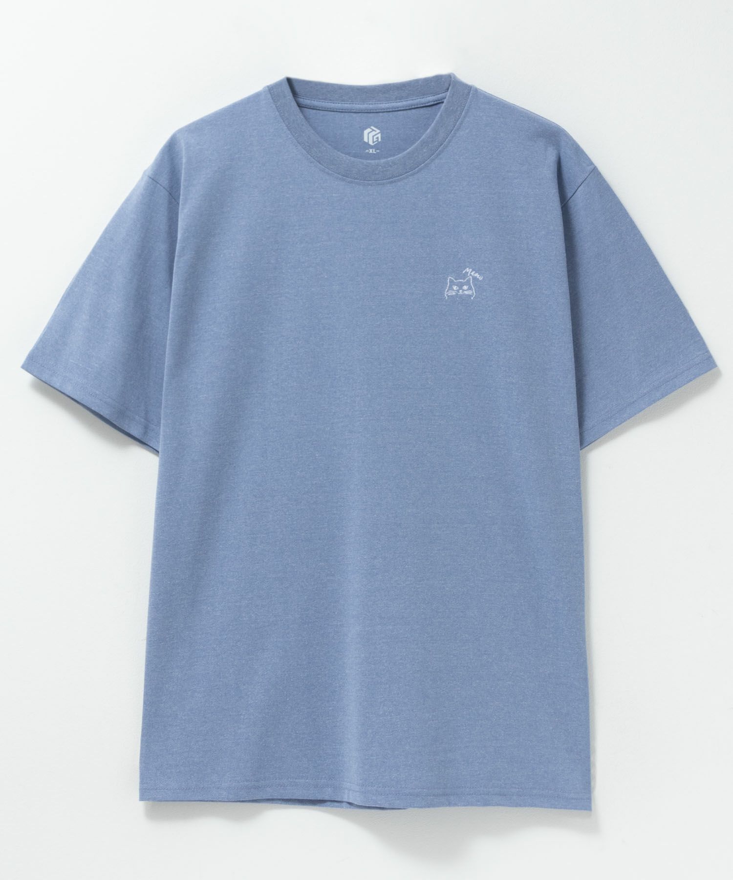 T-GRAPHICS アニマル刺繍半袖Tシャツ メンズ ネコポス 対応商品