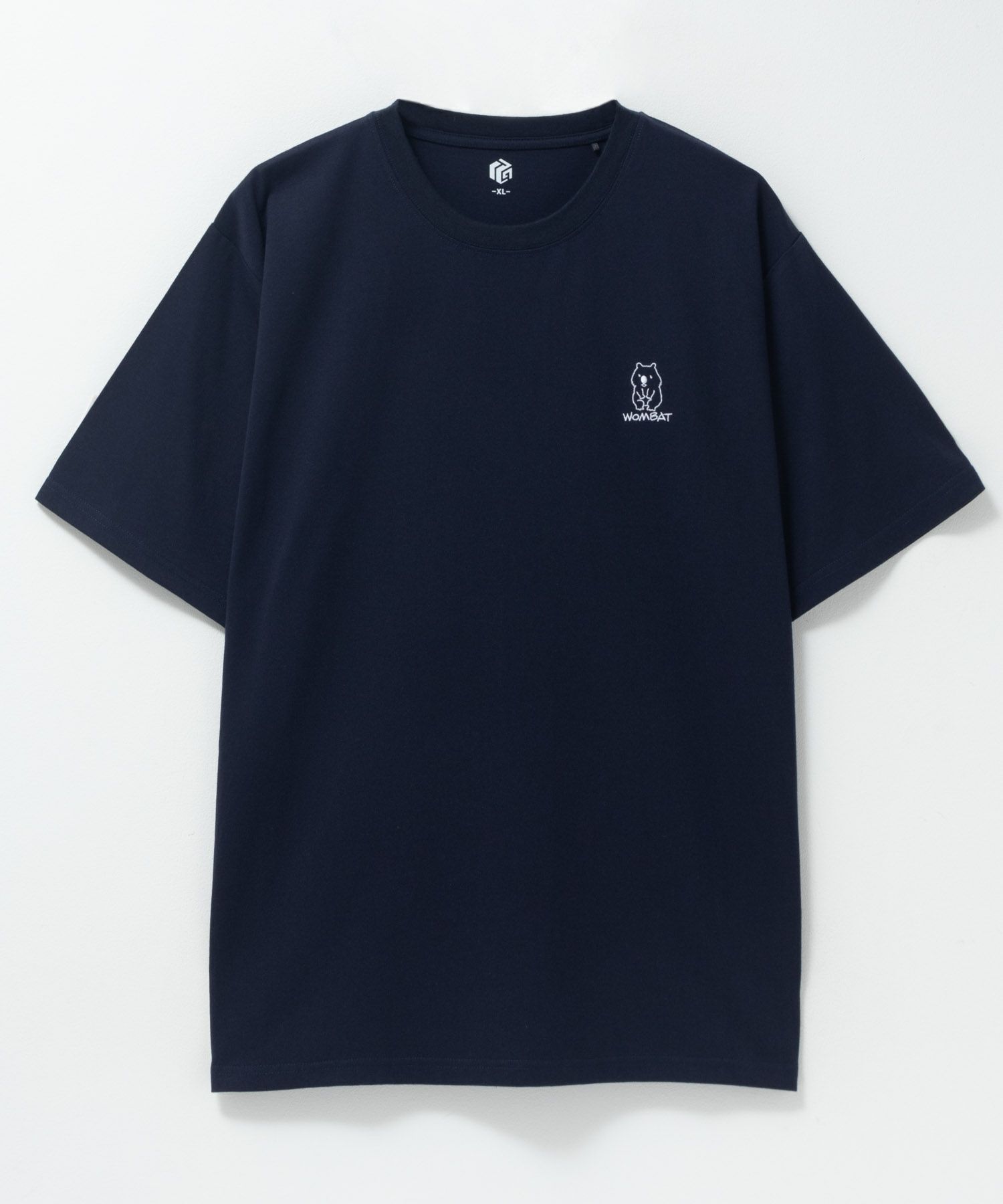 T-GRAPHICS アニマル刺繍半袖Tシャツ メンズ ネコポス 対応商品