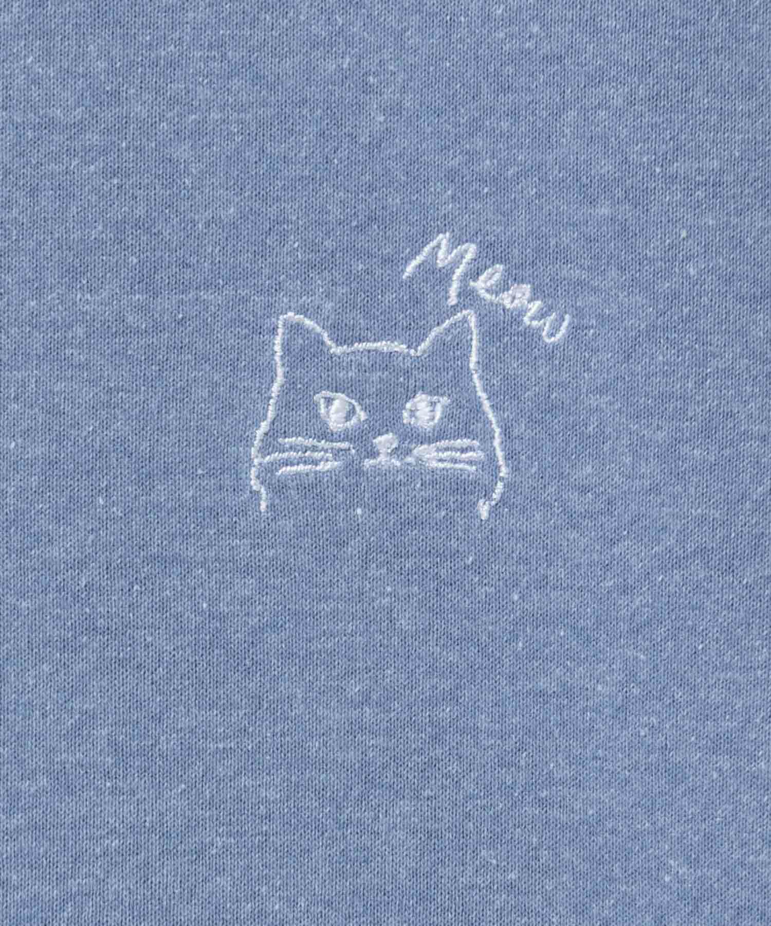 T-GRAPHICS アニマル刺繍半袖Tシャツ メンズ ネコポス 対応商品