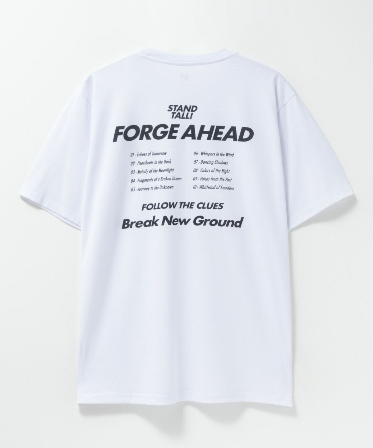 T-GRAPHICS メッセージデザインプリント半袖Tシャツ メンズ ネコポス 対応商品