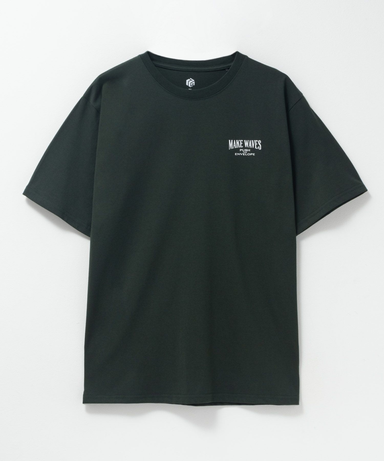 T-GRAPHICS メッセージデザインプリント半袖Tシャツ メンズ ネコポス 対応商品