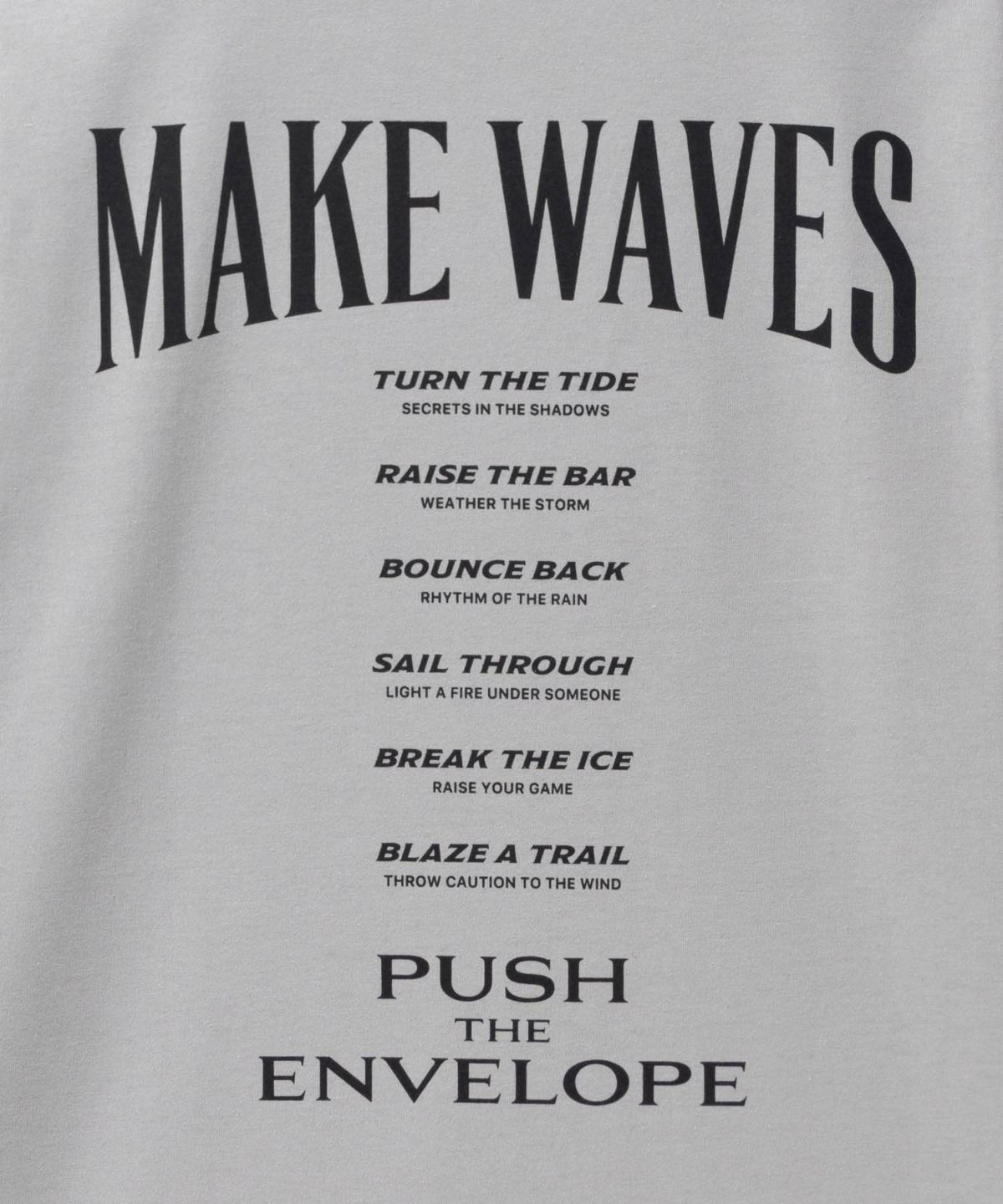 T-GRAPHICS メッセージデザインプリント半袖Tシャツ メンズ ネコポス 対応商品