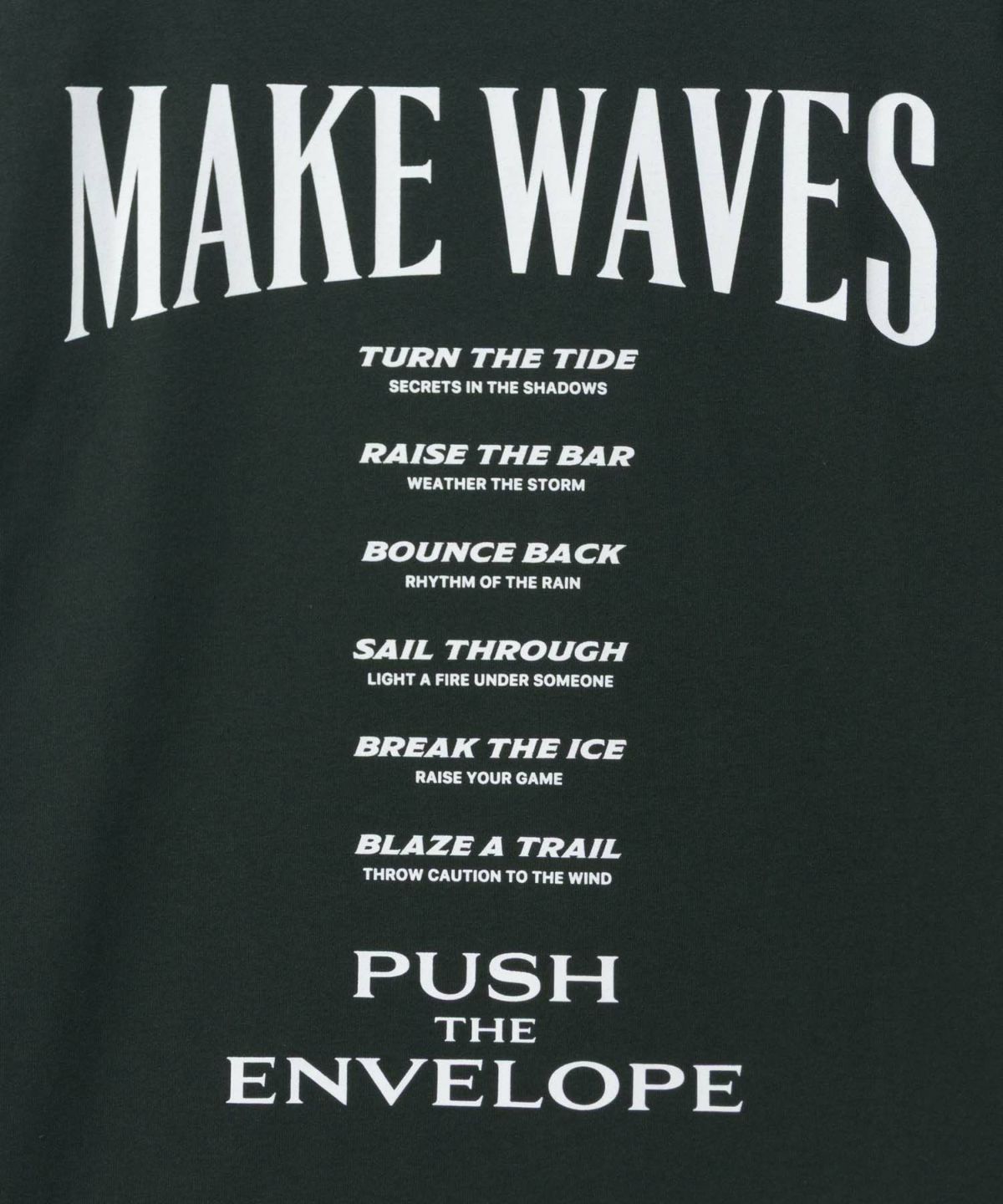 T-GRAPHICS メッセージデザインプリント半袖Tシャツ メンズ ネコポス 対応商品