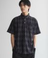 NAVY アーガイル柄カットポロシャツ メンズ商品サムネイル-2