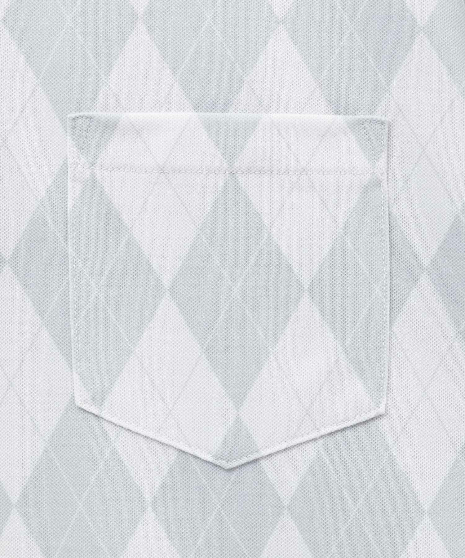 NAVY  アーガイル柄カットポロシャツ メンズ商品画像-13