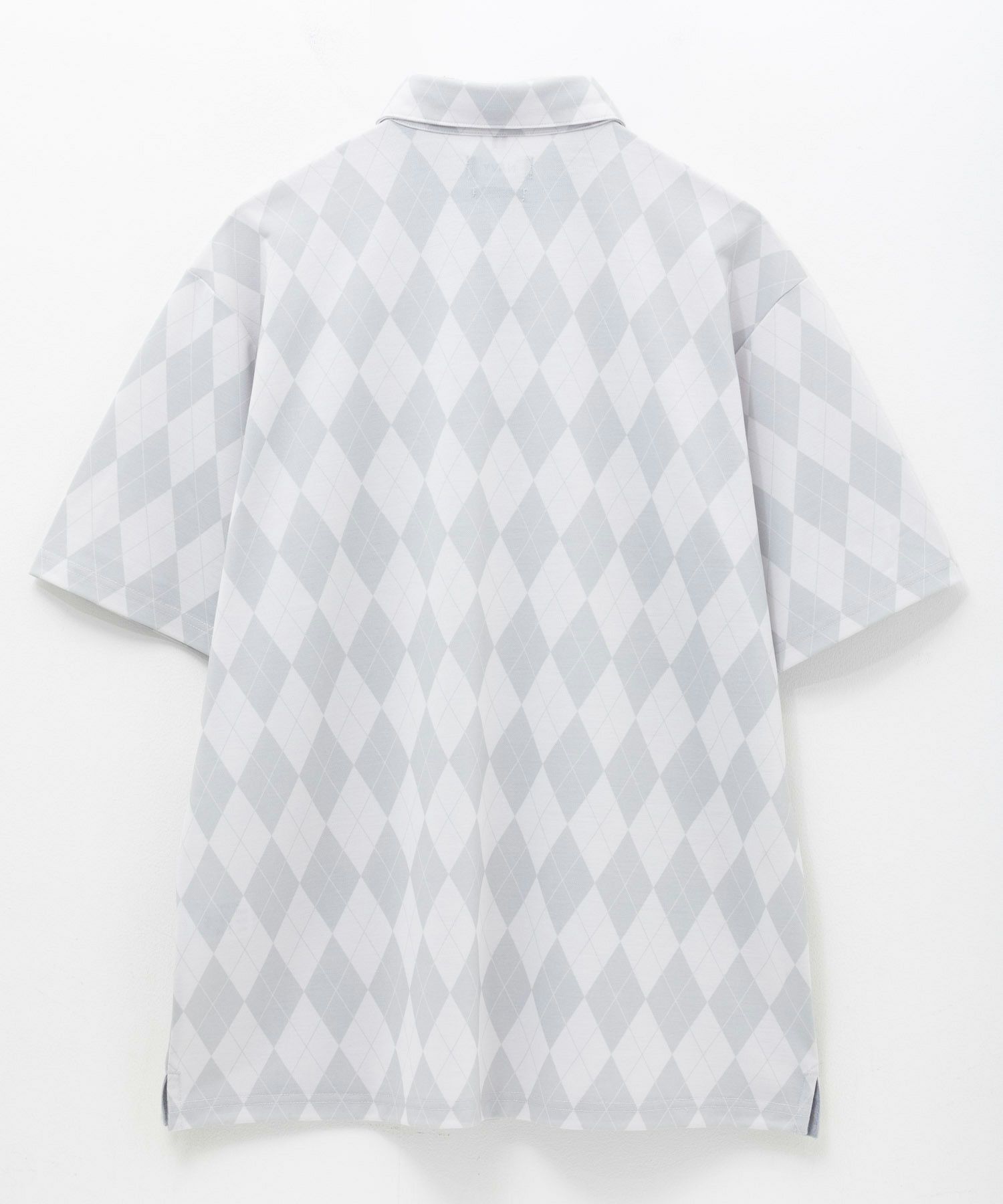 NAVY  アーガイル柄カットポロシャツ メンズ商品画像-16