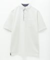NAVY リップルボタンダウンカットポロシャツ メンズ