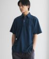 NAVY  SARARI リップルスキッパーポロシャツ メンズ商品サムネイル-15