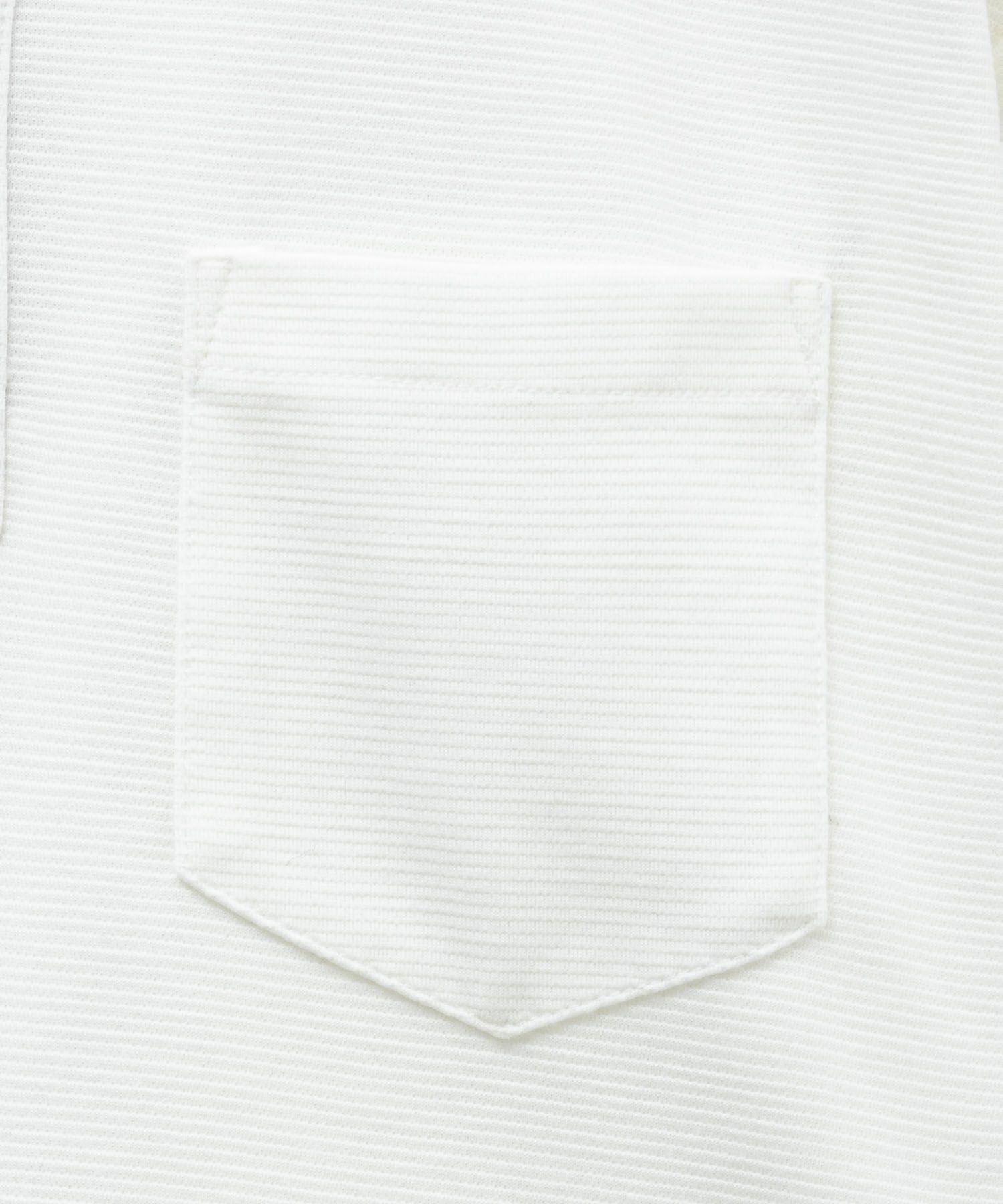 NAVY  SARARI リップルスキッパーポロシャツ メンズ商品画像-18