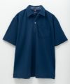 NAVY  SARARI リップルスキッパーポロシャツ メンズ商品サムネイル-24