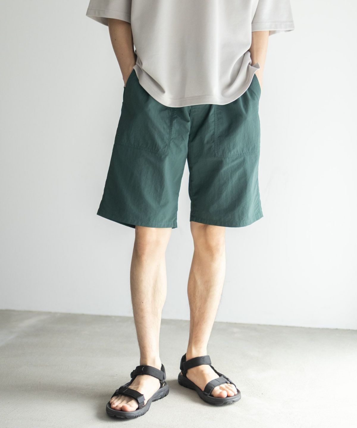 NAVY アクティブショートパンツ メンズ