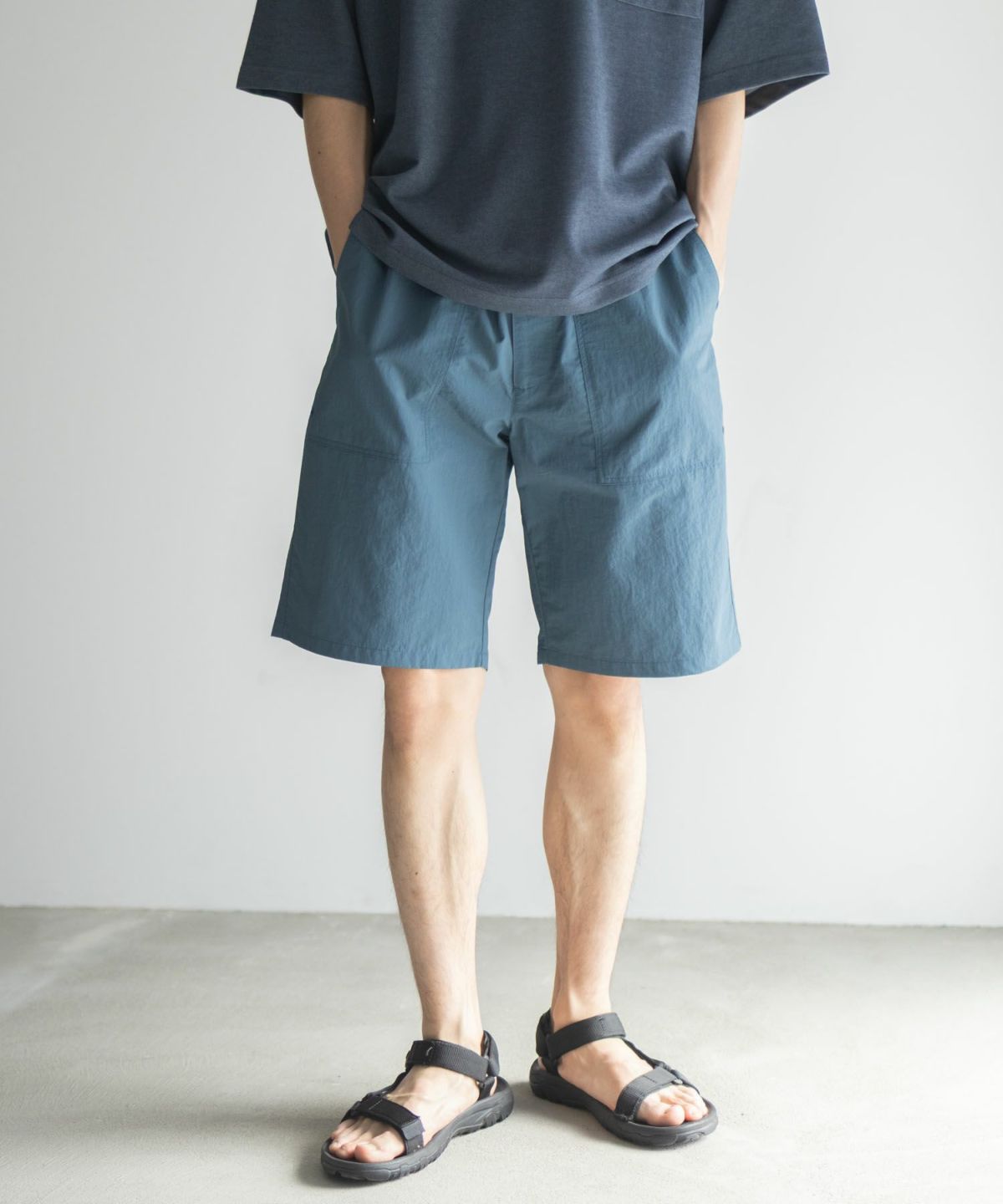 NAVY アクティブショートパンツ メンズ