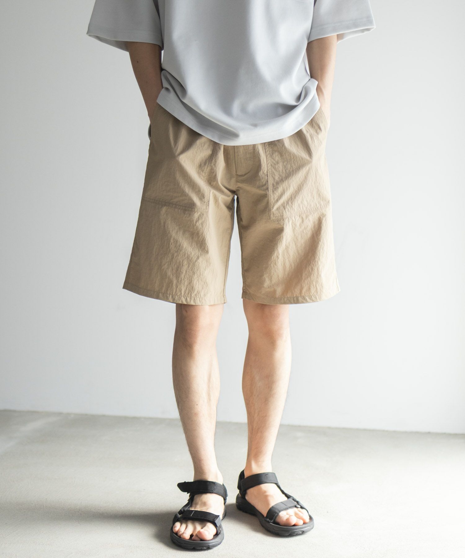 NAVY アクティブショートパンツ メンズ