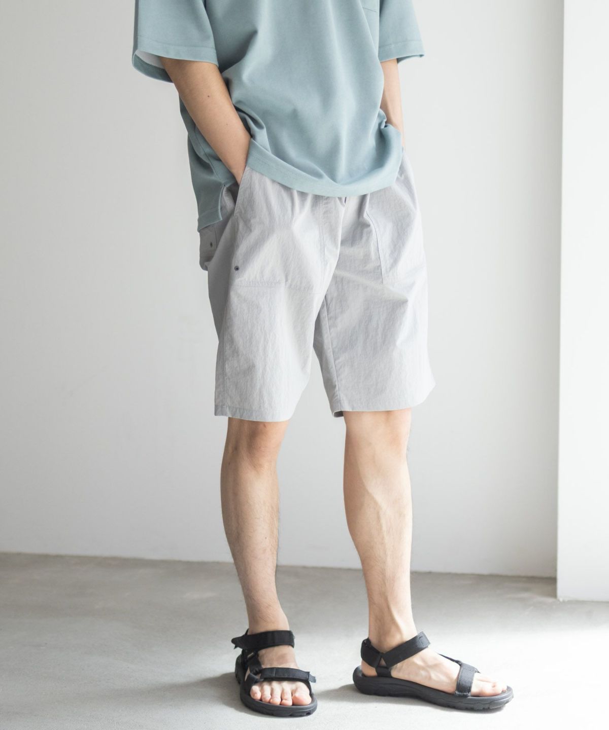 NAVY アクティブショートパンツ メンズ