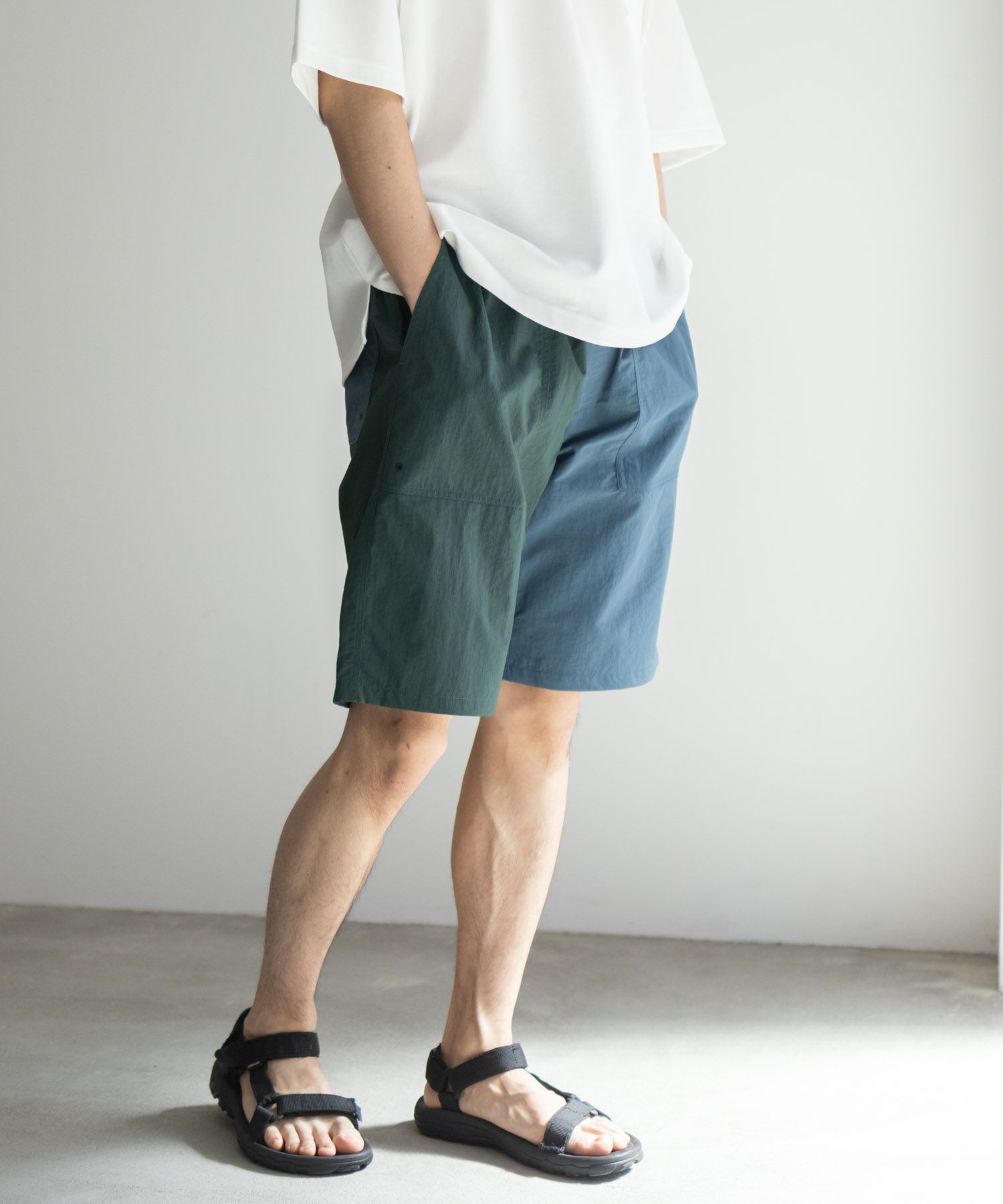 NAVY アクティブショートパンツ メンズ