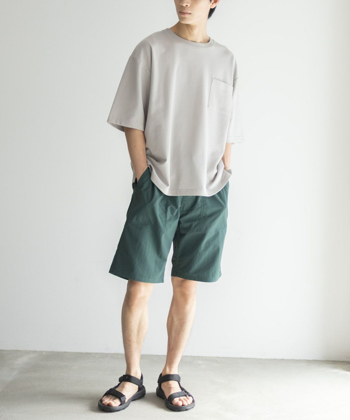 NAVY アクティブショートパンツ メンズ