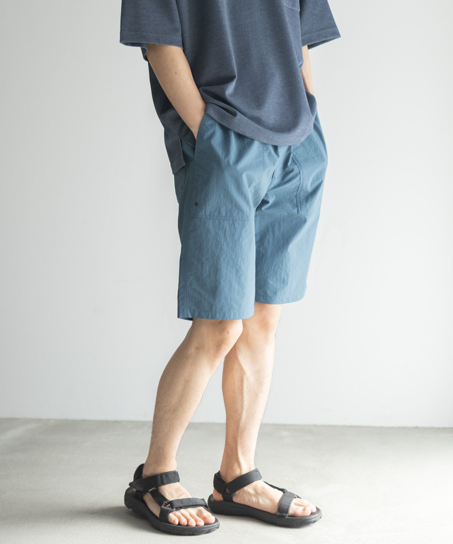 NAVY アクティブショートパンツ メンズ