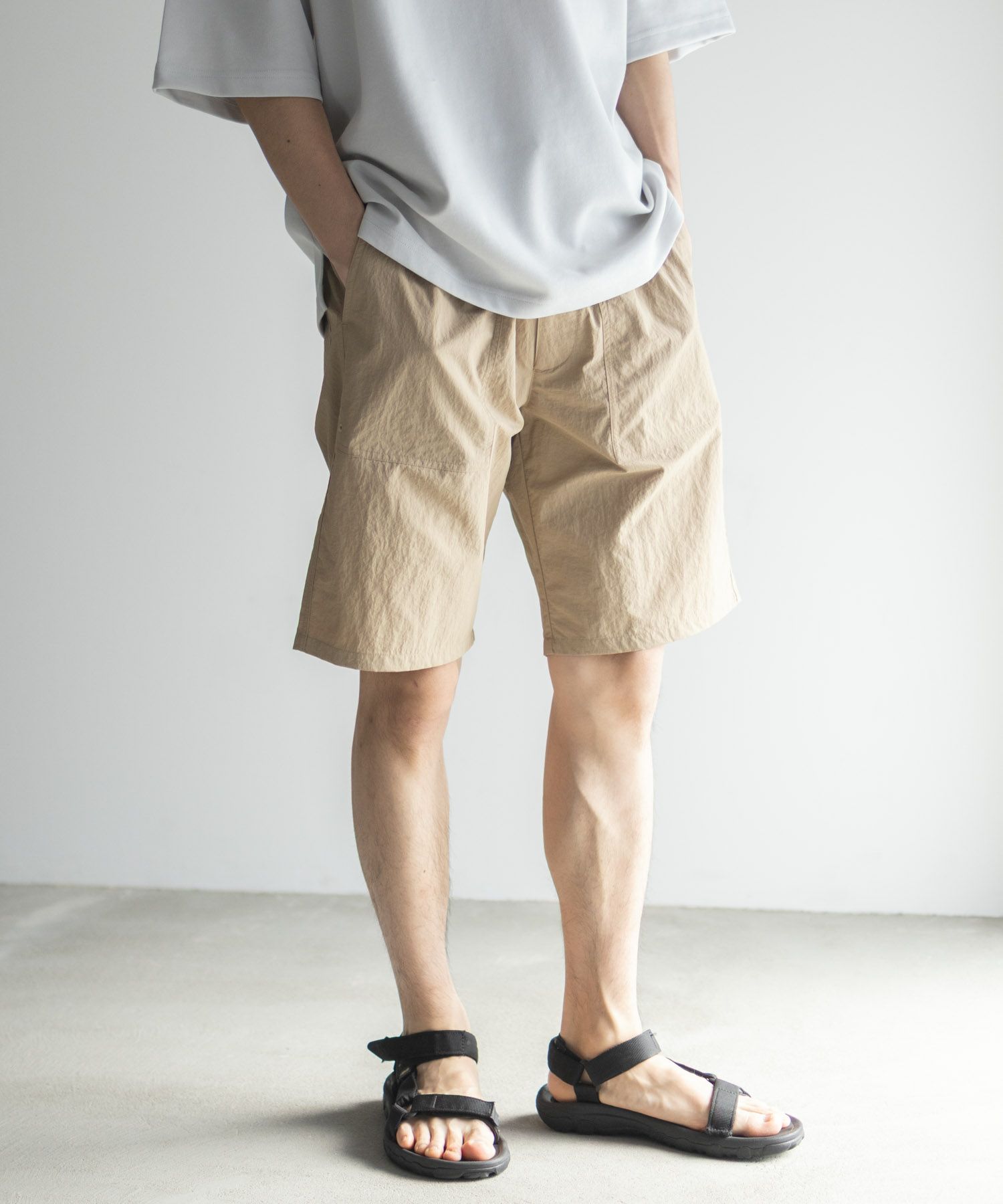 NAVY アクティブショートパンツ メンズ