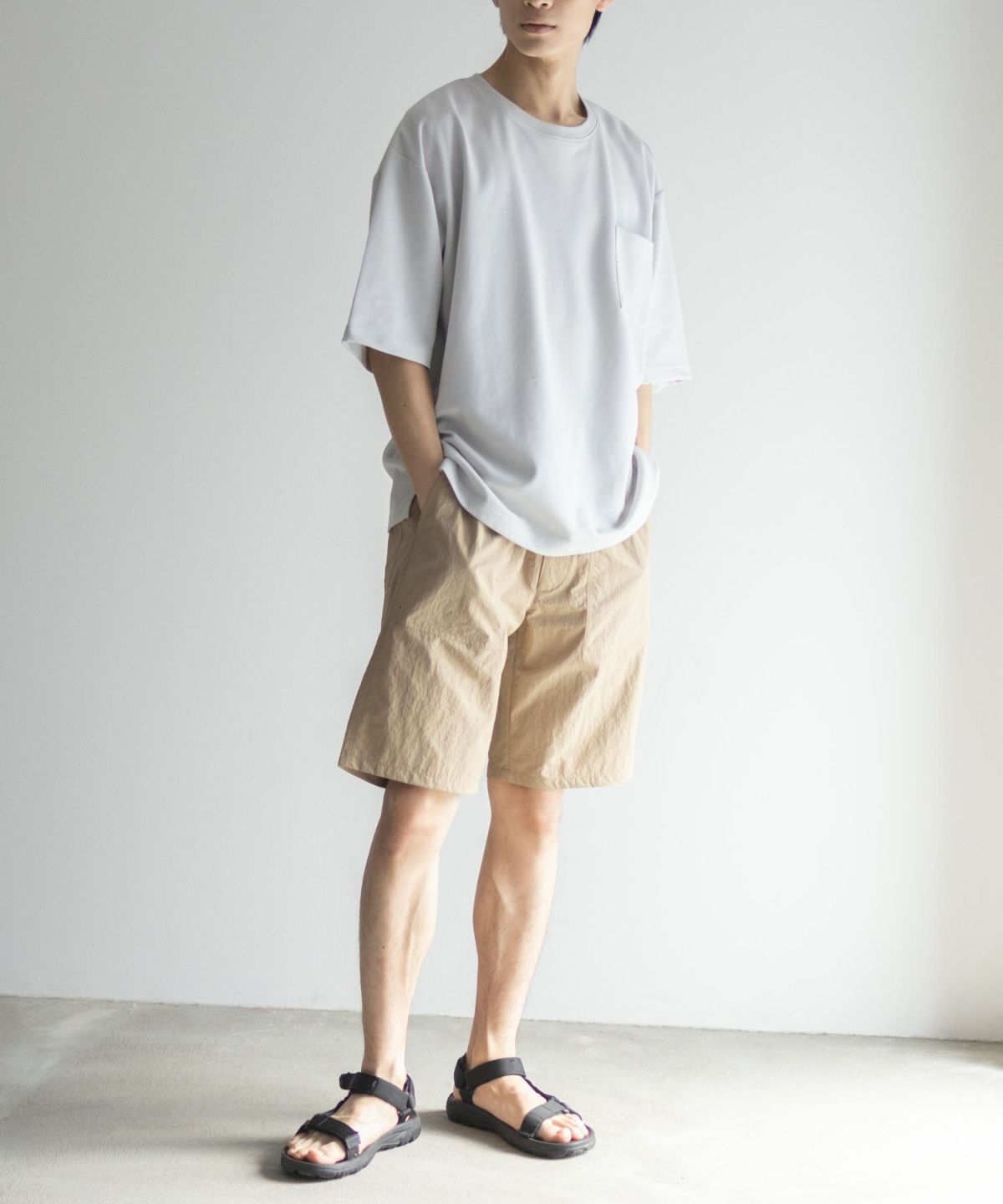 NAVY アクティブショートパンツ メンズ