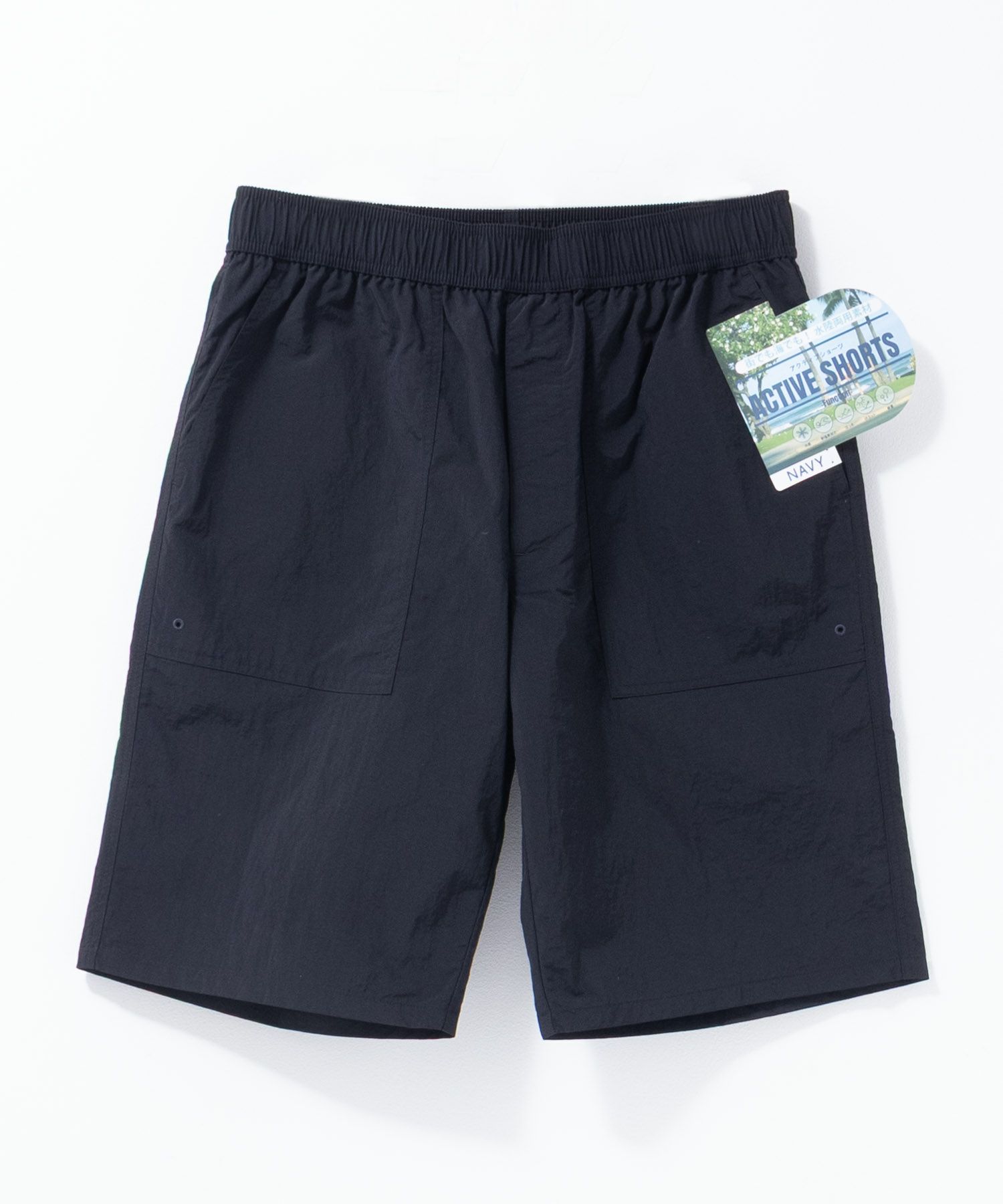 NAVY アクティブショートパンツ メンズ